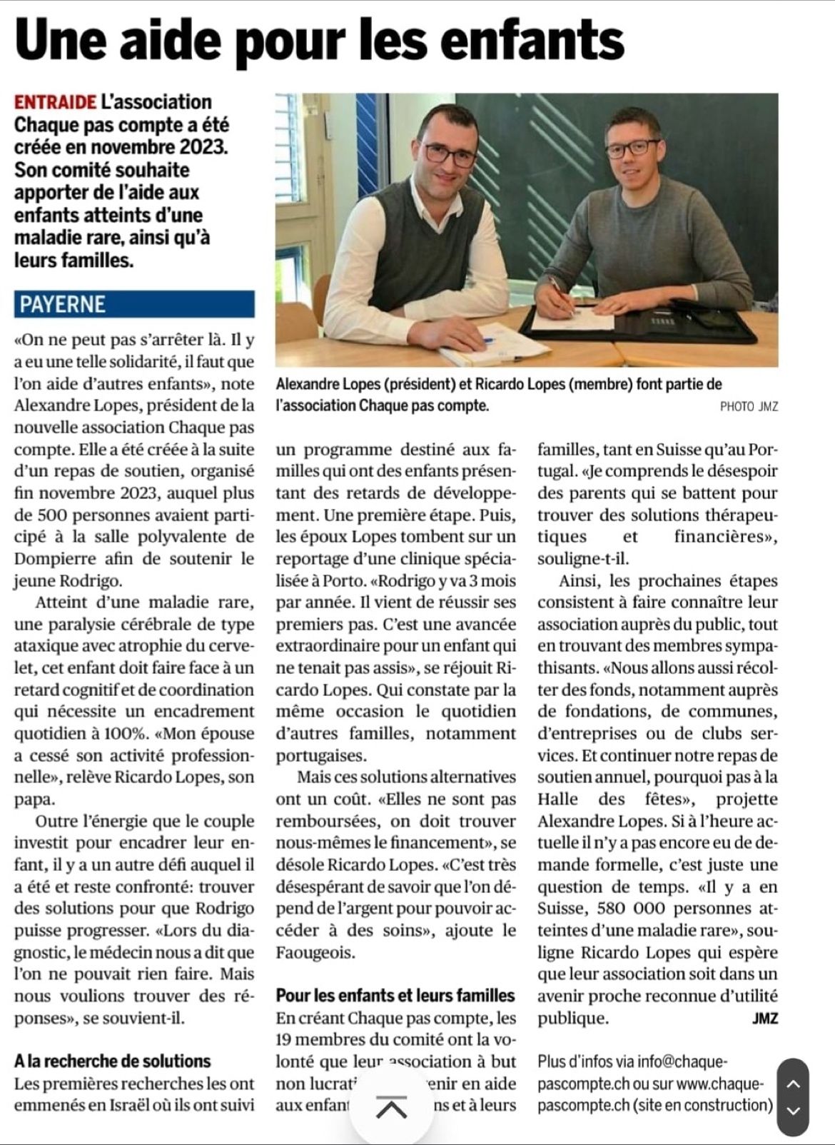 Article La Broye